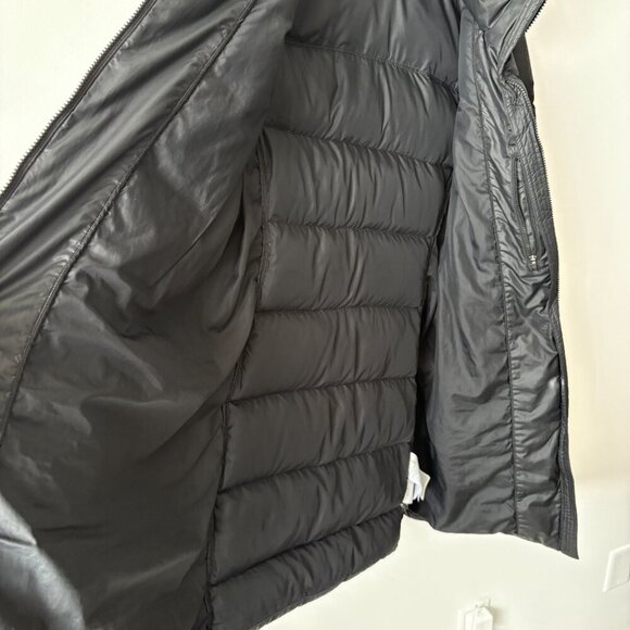 Nike Down Puffer Mid Length Jacket Coat Black Size Medium - Picture 4 of 6